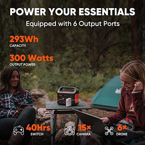 293Wh Backup Lithium Battery with 100W Solar Panel T2214