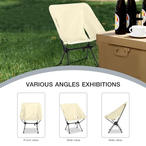 Portable Folding Camping Chair with Carry Bag Black E1174
