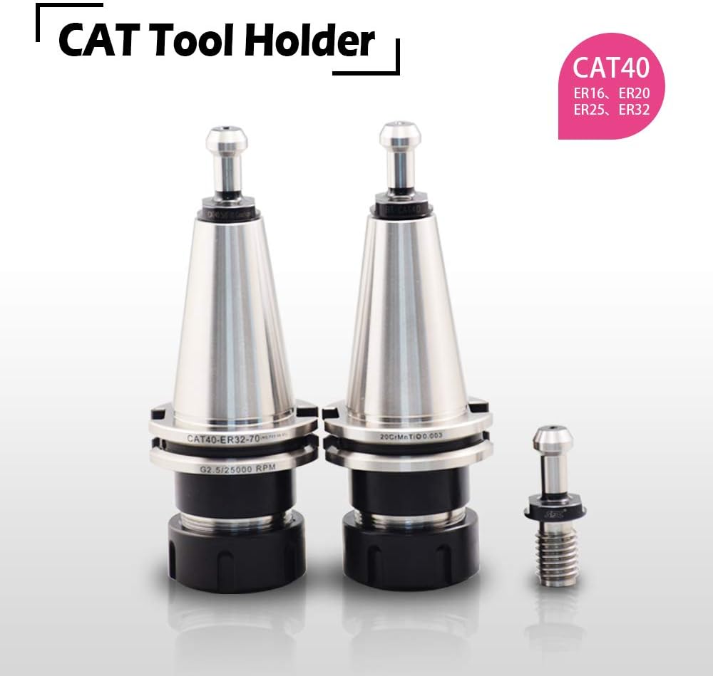 CAT40 ER32 70mm Tool Holder with Pull Studs and Collet Chuck Q57700