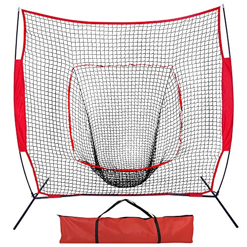 7'x7' Baseball Softball Practice Net with Carry Bag U5399