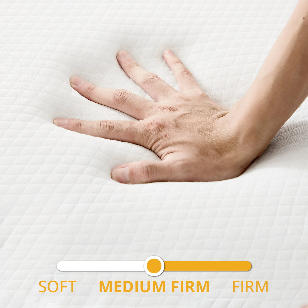 4 inches Folding Single Size Memory Foam Mattress with Cover Q252036