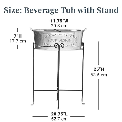 Personalized Beverage Tub Y5654