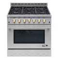 36 in. 5.5 cu. ft. Gas Range with Convection Oven Y12071