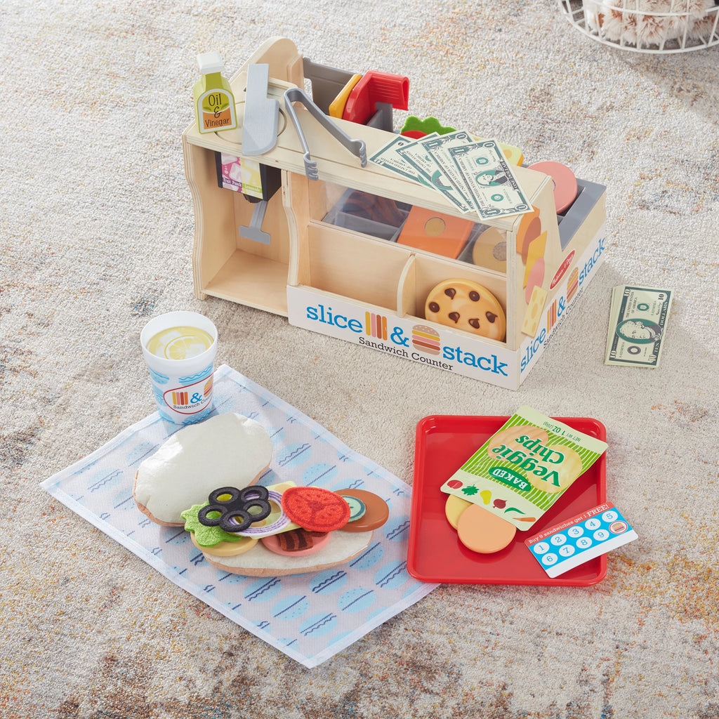 Wooden 56-Piece Pretend Play Food Set O135245