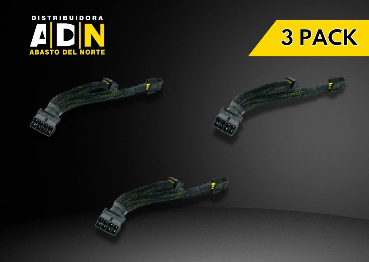 Pcie Splitter, 3 Packs, 8 pin pcie Cable K8811