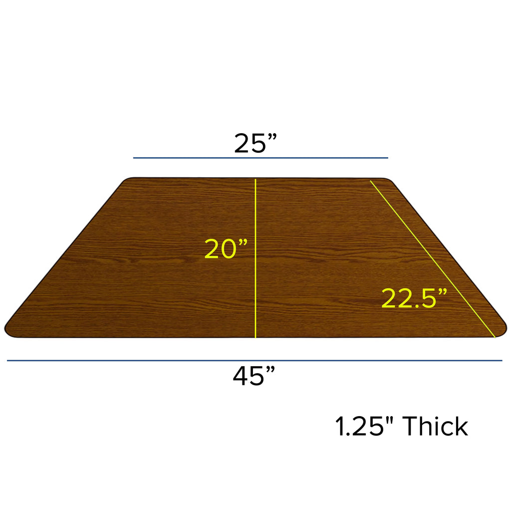 Adjustable Trapezoid Activity Table P440005