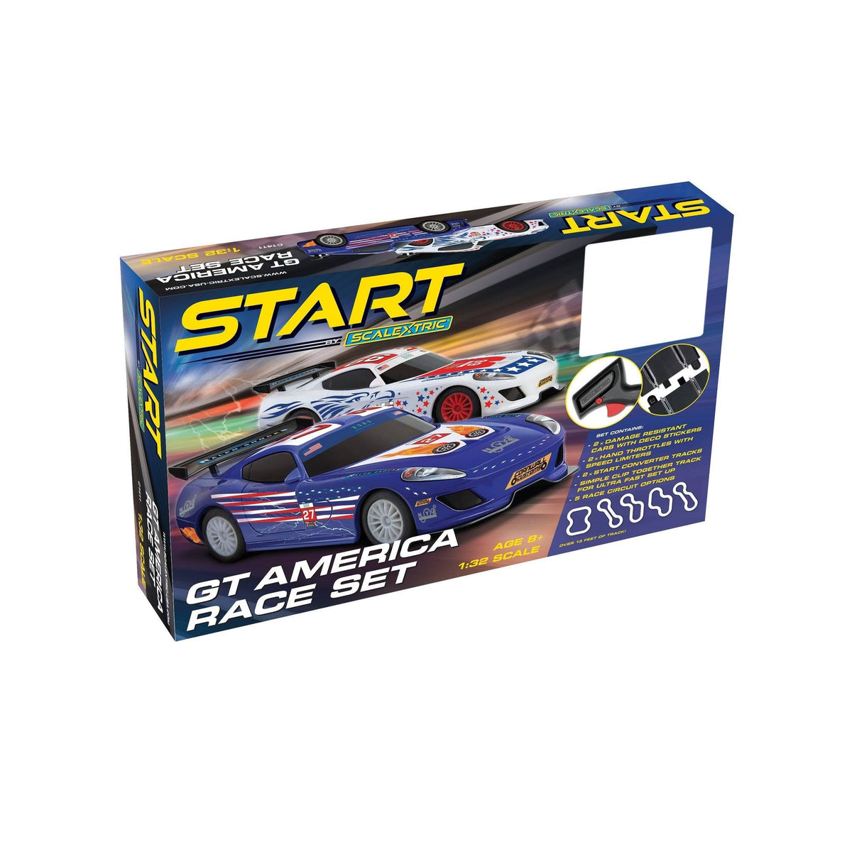 1:32 Slot Car Race Track Set V1414