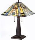 2 Light Table Lamp 16" Shade P186449