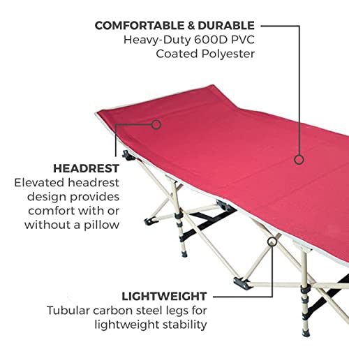 Folding Camping Cot 300 lbs Z712712