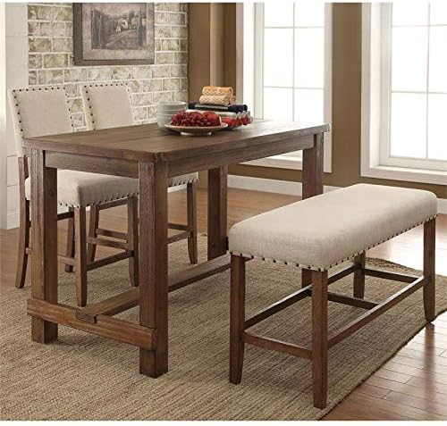 Wood Counter Height Dining Table V6399