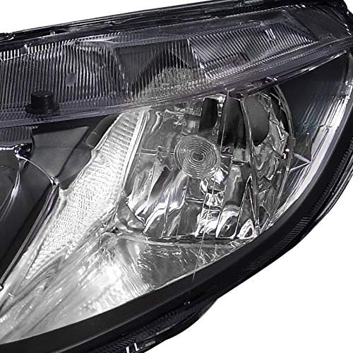 Black Headlights Lamps Pair P95594