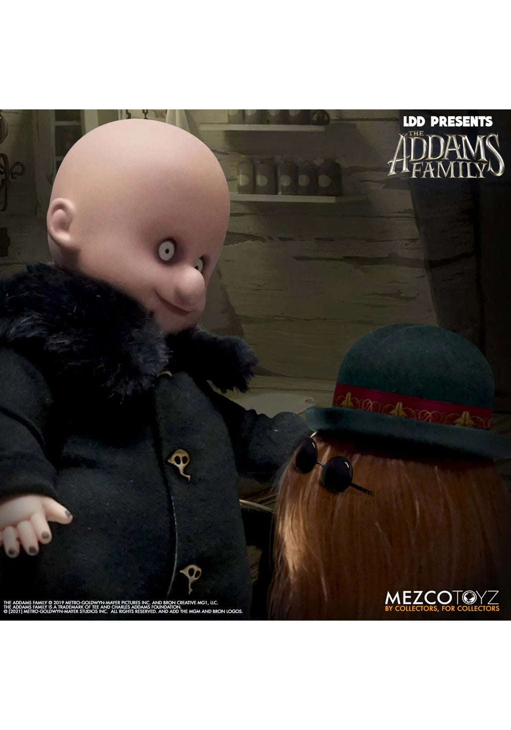 Living Dead Dolls The Addams Family Fester and It H41056