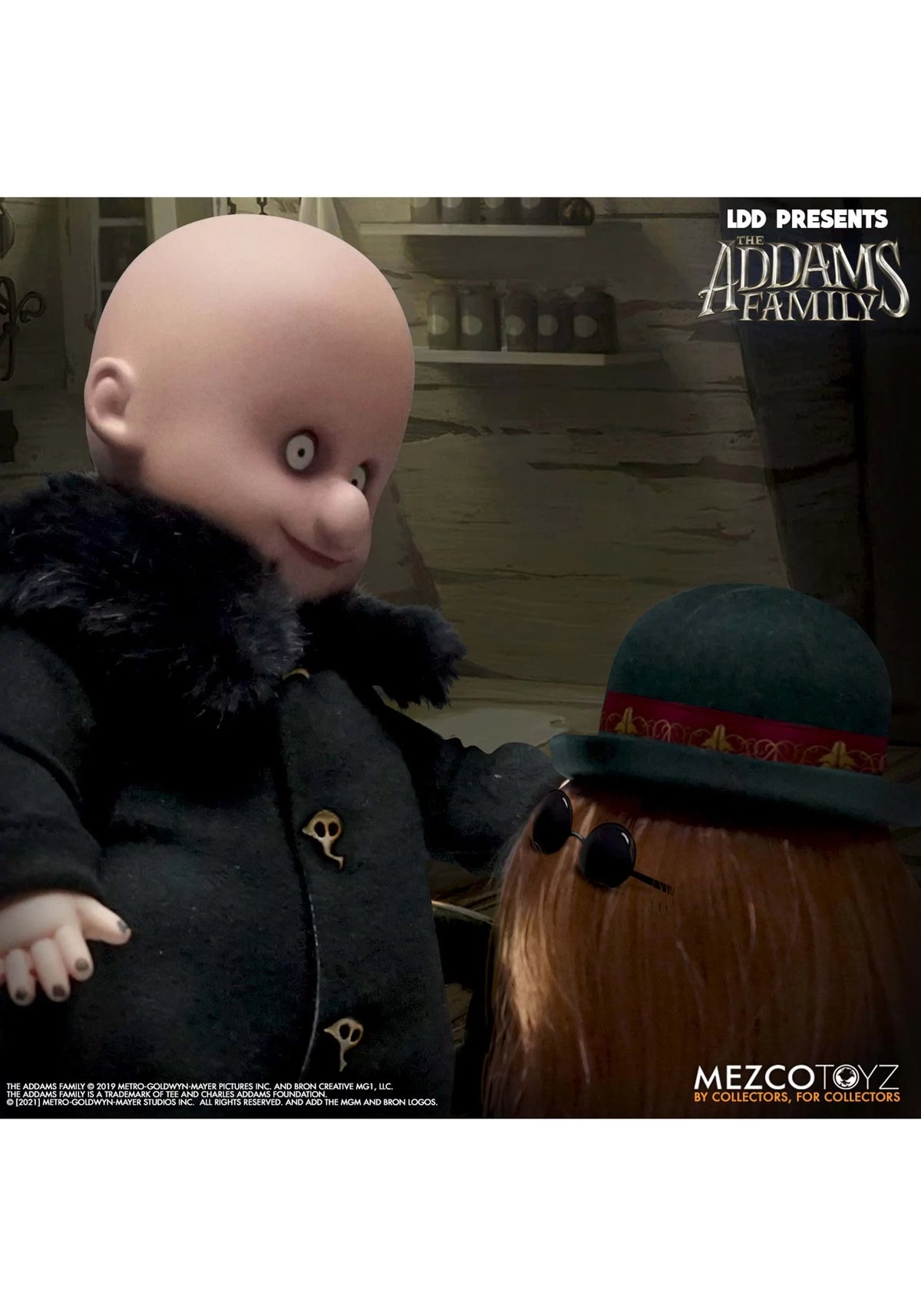 Living Dead Dolls The Addams Family Fester and It H41056