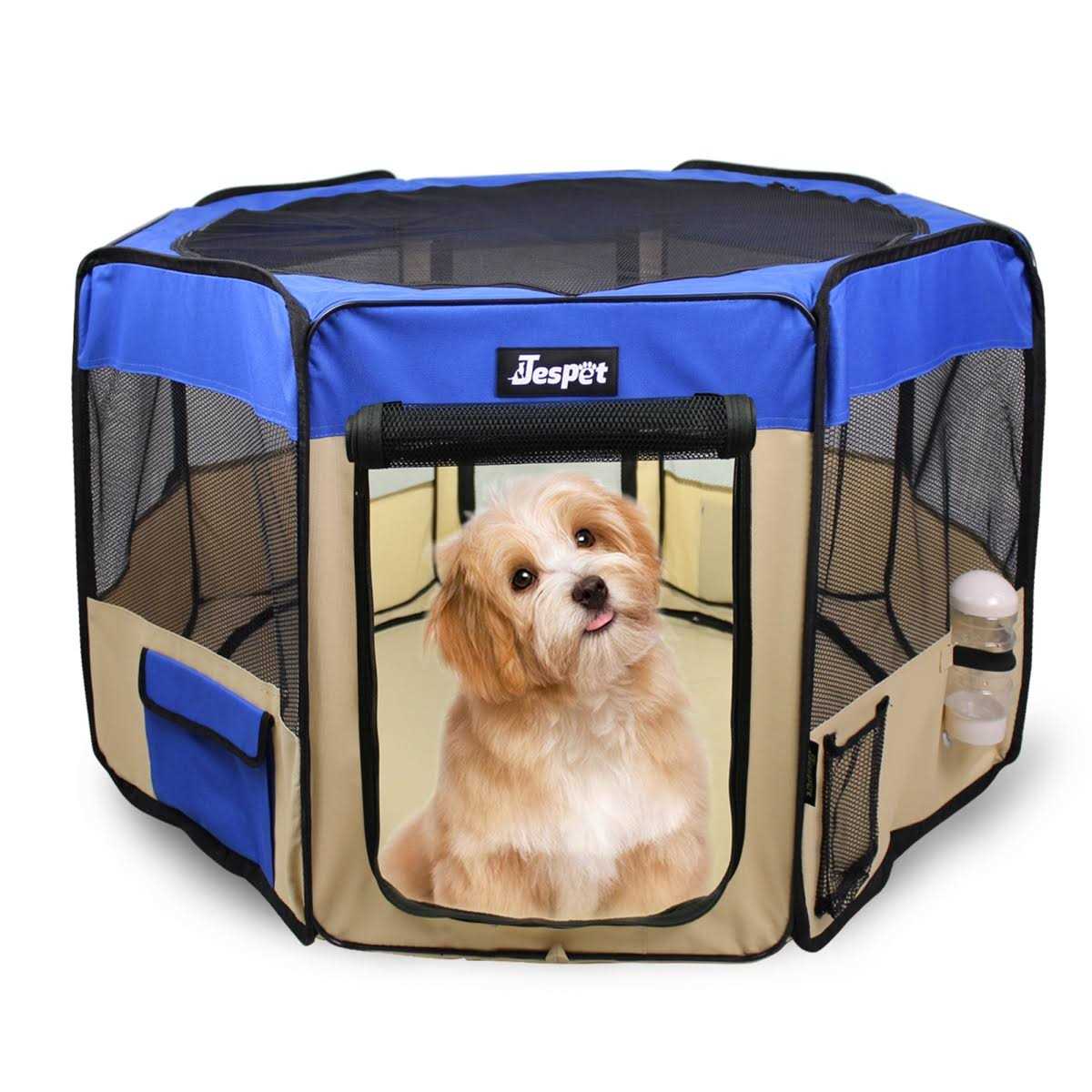 Portable Dog Exercise Pet Soft-Side Playpen D99411