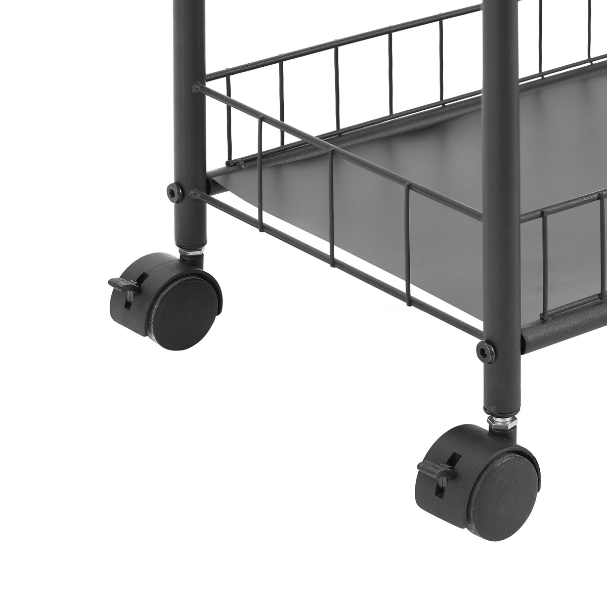 6 Tier Metal Wire Rolling Storage Cart with Baskets S72127