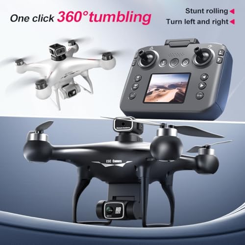 Screen Display Remote Control Dual Camera 360 Degree Flip FPV Drone Y696999
