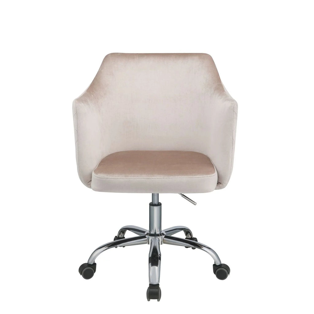 Champagne Velvet Office Chair H2794