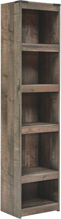 Gray Pier-Style Bookcase S385029