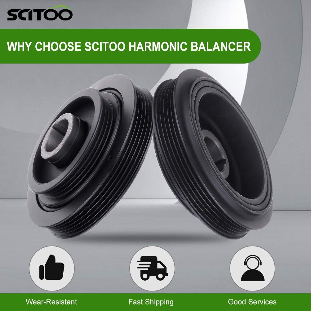 Harmonic Balancer Crankshaft Pulley Pack of 2 B17323