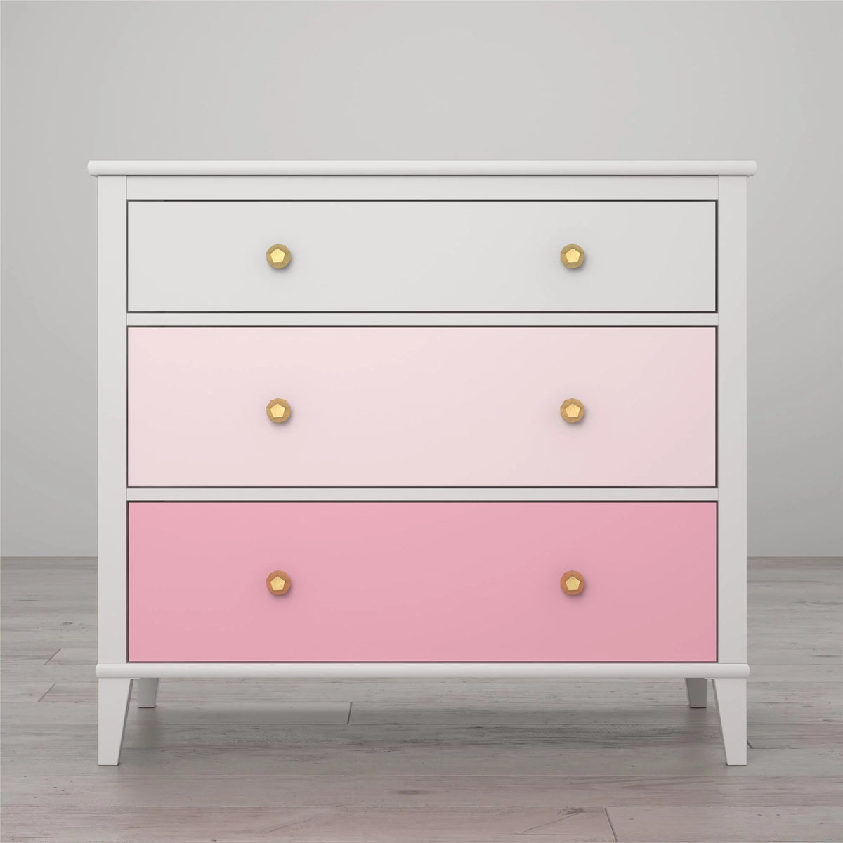 White 3 Drawer Dresser O56824