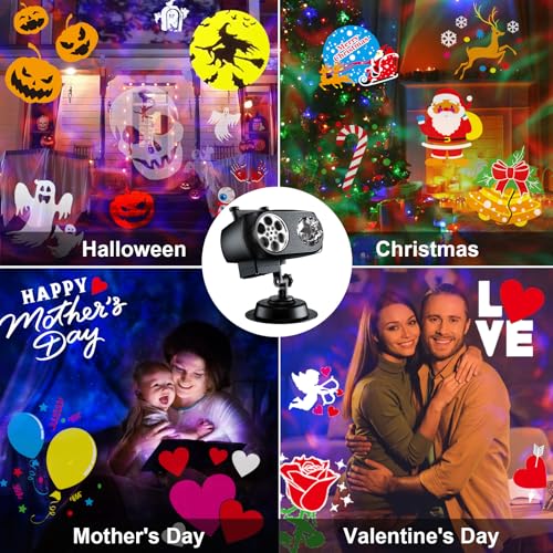 Halloween Projector Lights 8 Patterns W59697