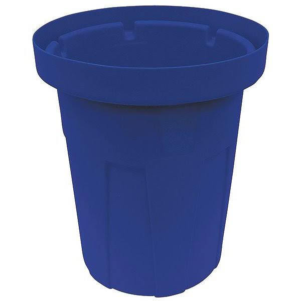 20 gal. Polyethylene Round Trash Can, Open N386466