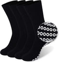 Non-Skid Moisture Wicking Cushioned Crew Grip Socks S11836