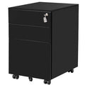 Three Drawer Mobile Metal Lockable File Cabinet V919
