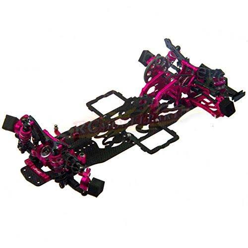 1/10 Alloy & Carbon RWD Drift Racing Car Frame Body Kit A8323