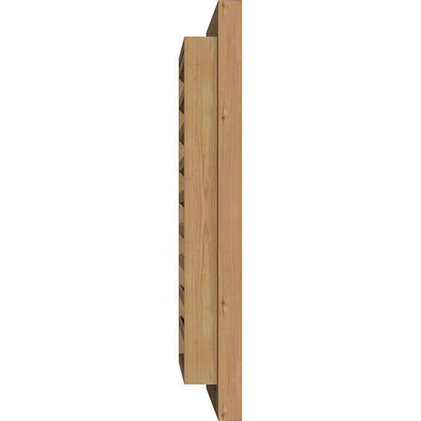 Unfinished Functional Rough Vertical Gable Vent M70298