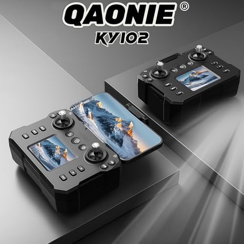 Drone with Screen Controller, Brushless Motor, Optical Flow Localization, Obstacle Avoidance, Black G372983