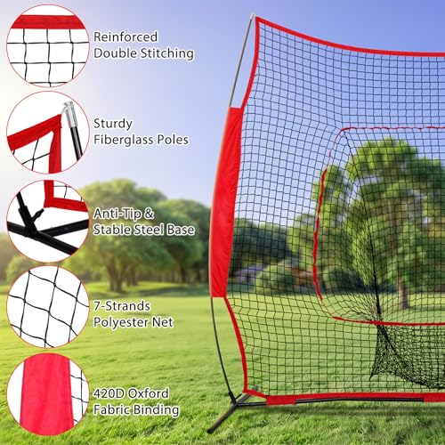 7'x7' Baseball Softball Practice Net with Carry Bag U5399