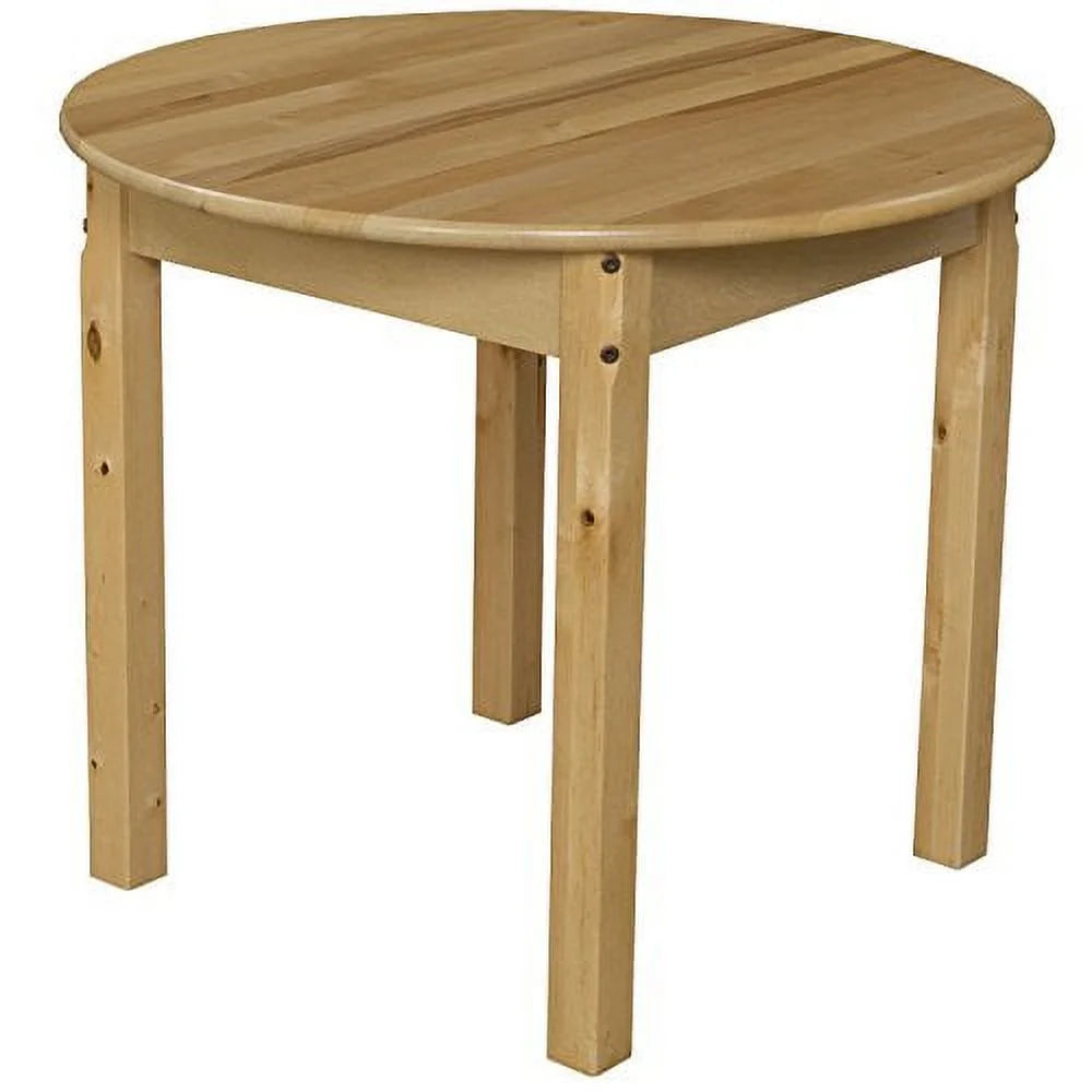 30 Round Hardwood Table S715036