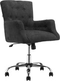 Carbon Black Tufted Swivel Office Chair E44235