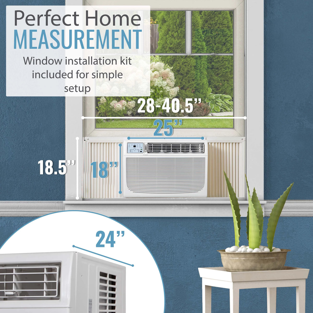 12,000 BTU Window-Mount Air Conditioner with LCD Remote Control N160
