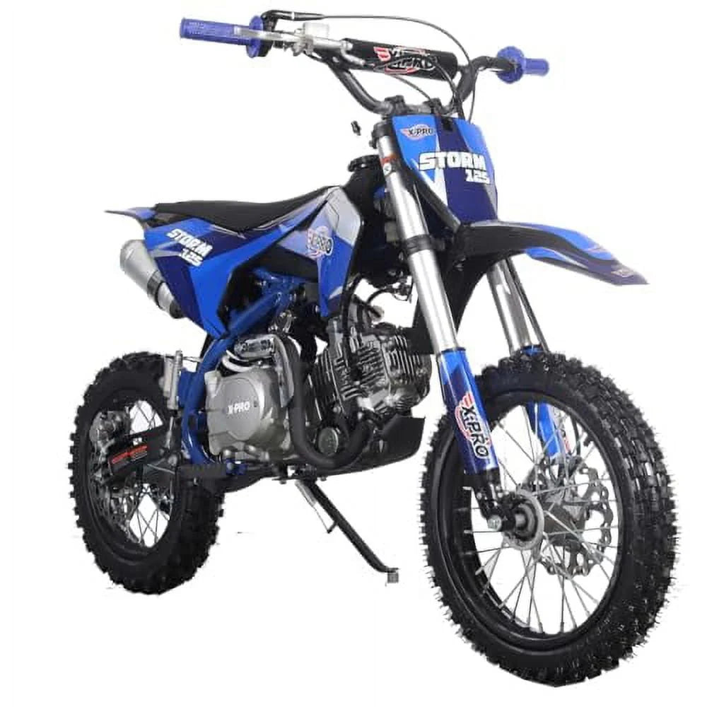 125cc Dirt Bike with Automatic Transmission, Electric Start, 14/12 Tires F7892