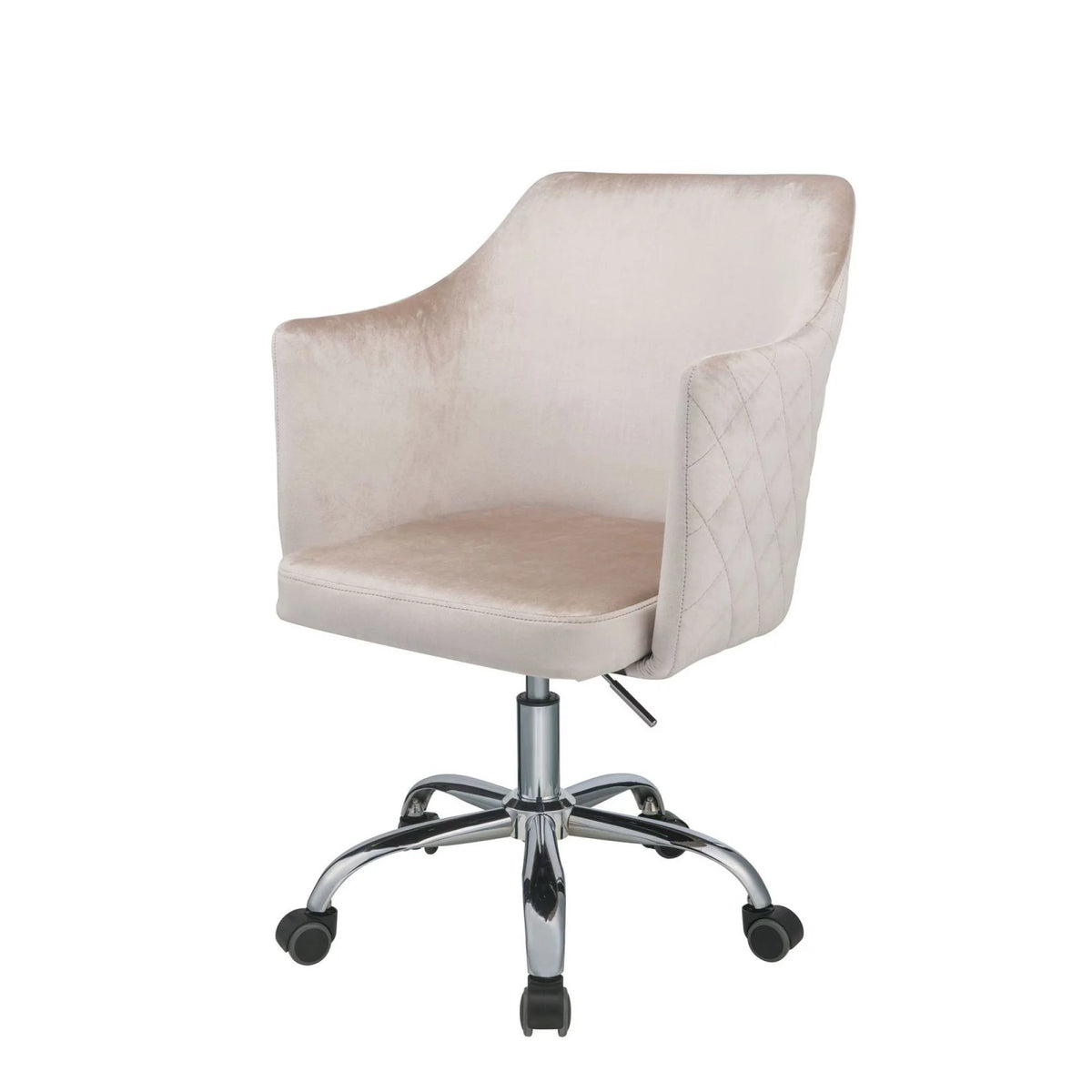 Champagne Velvet Office Chair H2794