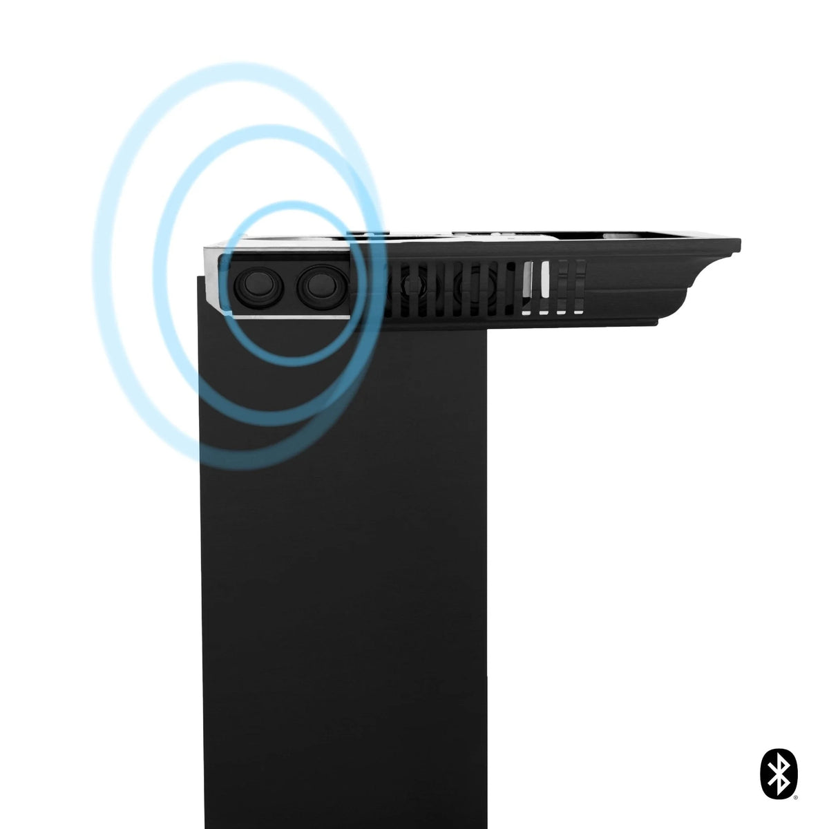 42 Island Mount Range Hood Black Stainless Steel with Built-in Speakers H654230