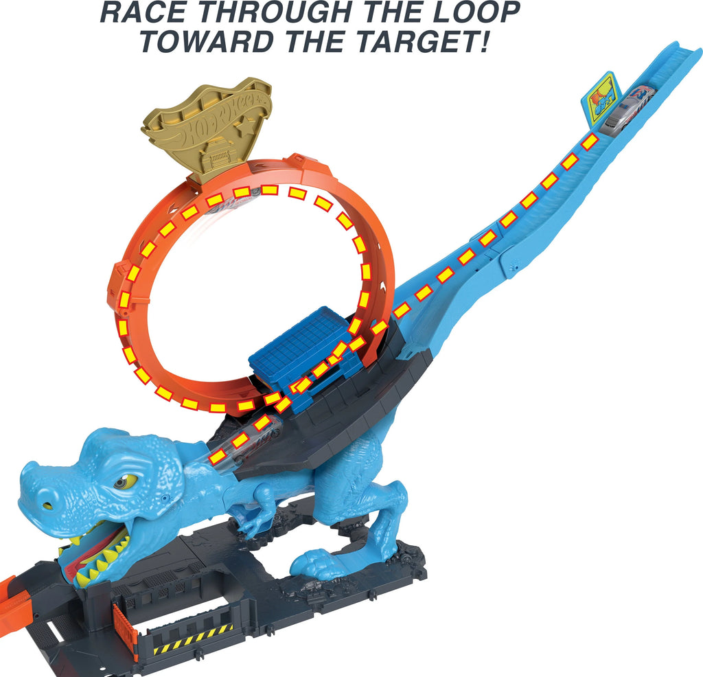 Track Set with Loop & 1:64 Scale Toy Car A352975
