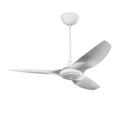 52 Ceiling Fan with Brushed Aluminum Blades and White Finish S5002