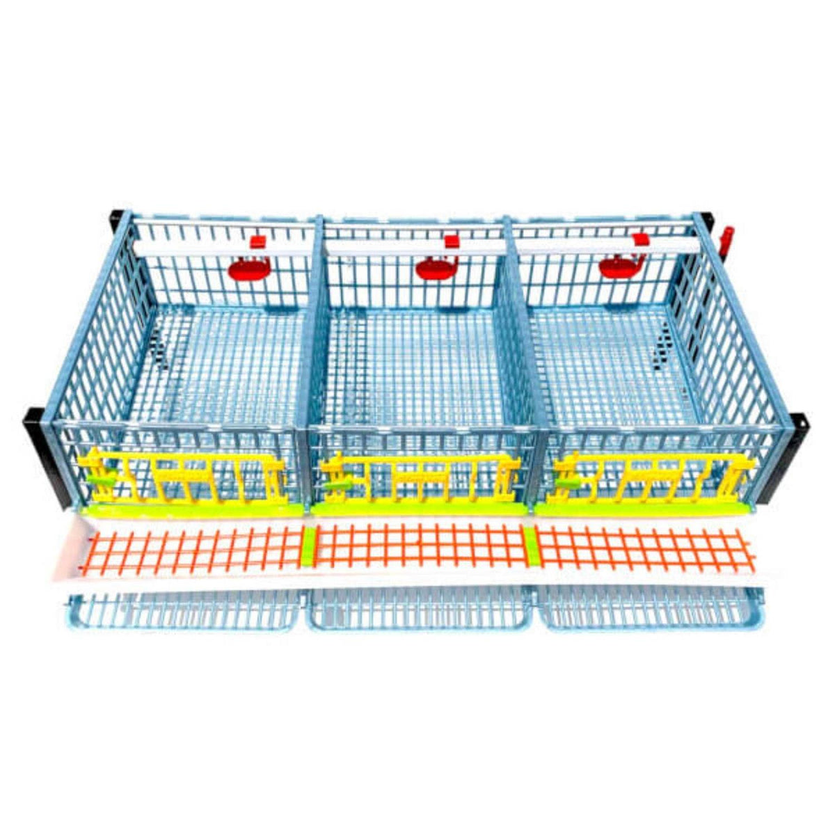Indoor 3 Layer Stackable Quail Cage F390