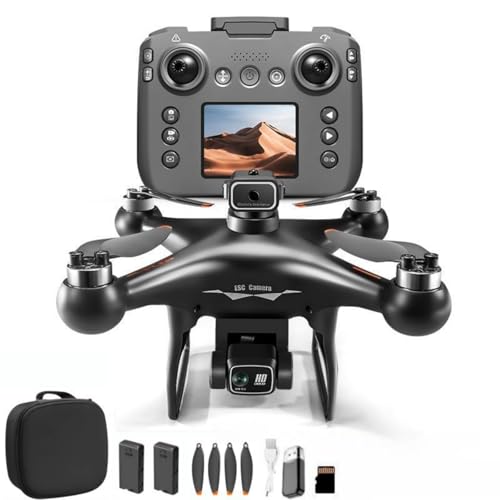 Screen Display Remote Control Dual Camera 360 Degree Flip FPV Drone Y696999