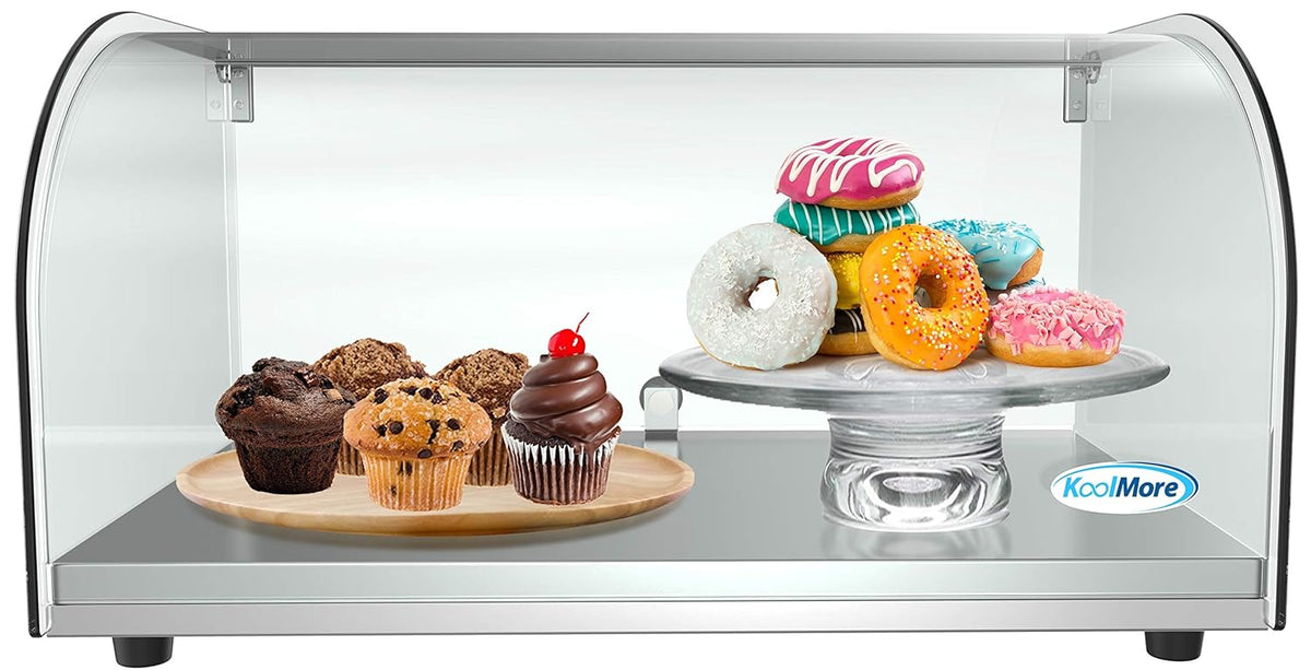Commercial Countertop Bakery Display Case with Curved Glass B6530