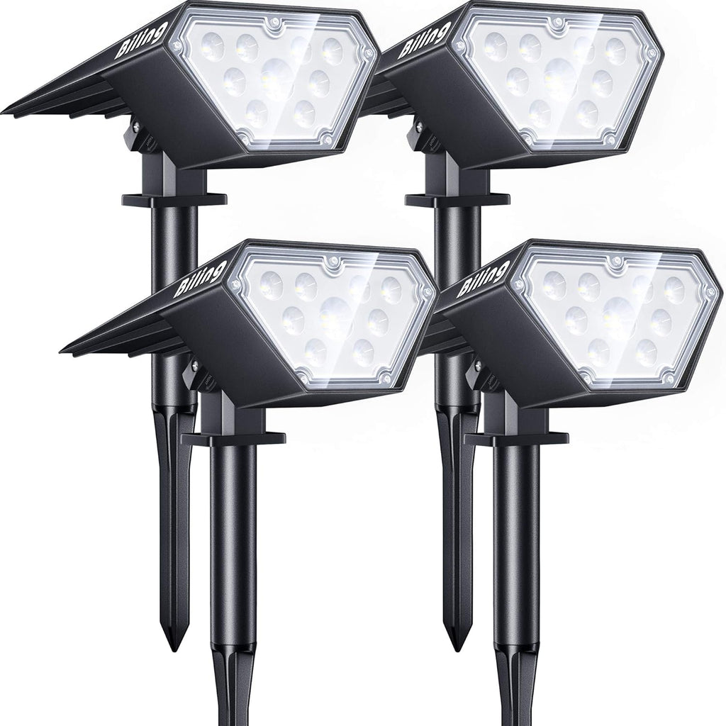 Solar Spotlights Outdoor IP67 Waterproof Adjustable 10 Pack Z579