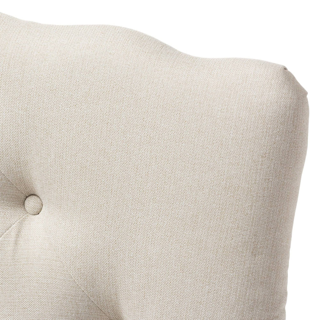Full Size Grey Fabric Upholstered Headboard W932682