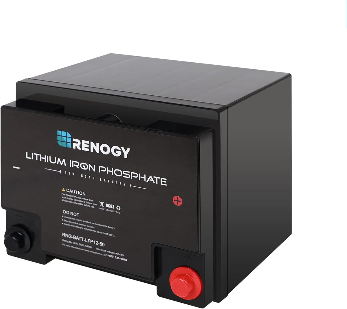 12 Volt 50Ah Lithium-Iron Phosphate Battery K8156