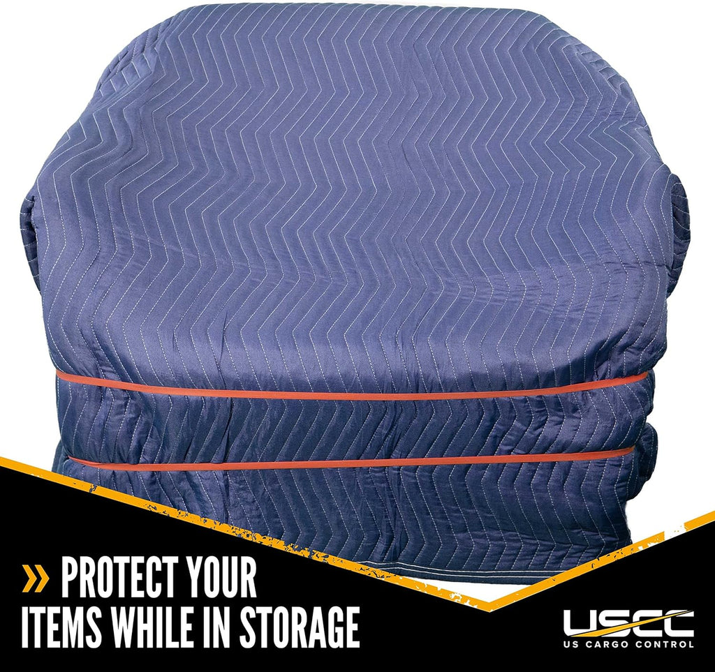 Blue Polyester Moving Blankets 12 Pack B17586