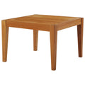 Contemporary Modern Urban Outdoor Patio Side Table, Wood, Natural C722678