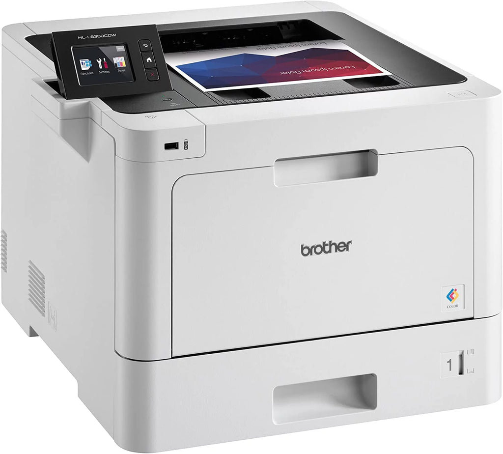 Color Laser Printer, 33 ppm, Auto 2-Sided Printing W933