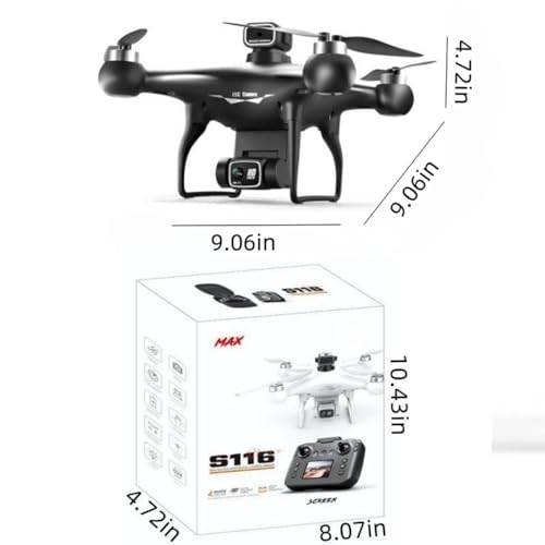 Screen Display Remote Control Dual Camera 360 Degree Flip FPV Drone Y696999